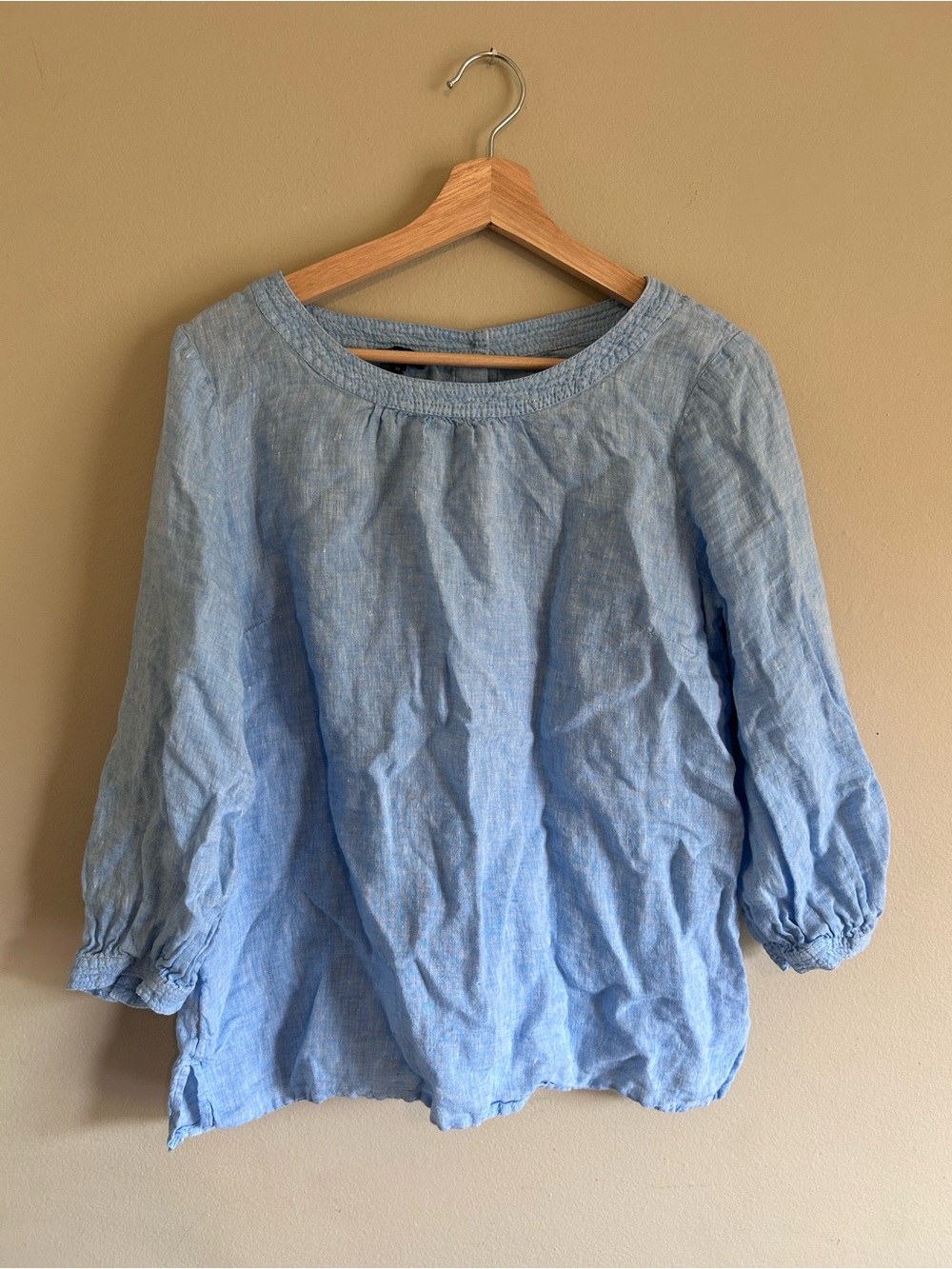 Linen Peasant Blouse